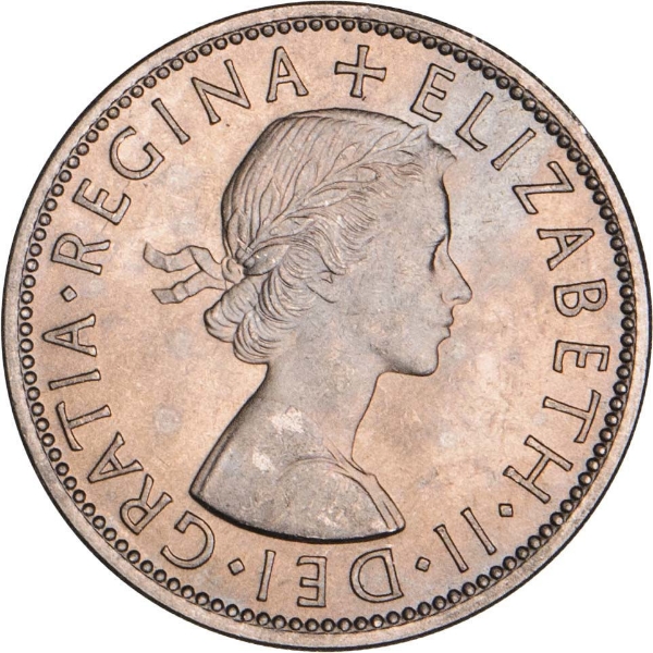 1956 Florin Brilliant Uncirculated_obv