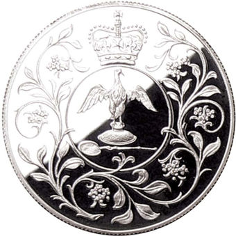 1977 Silver Proof Crown In Original Case_rev