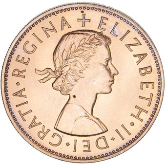 Elizabeth II, Florin 1970 Proof_obv