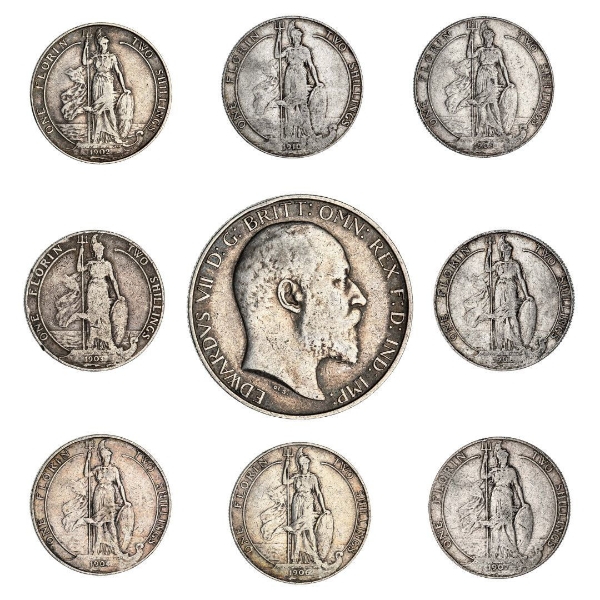 Florins of Edward VII