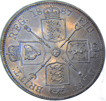 Picture of 1887 Double Florin A1 Extremely Fine