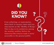 Picture of Hobby of the Kings (Coin Collectin/Numismatics)