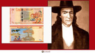 Picture of Bolivian Bolivianos Honouring Tomás Katari (freedom Fighter)