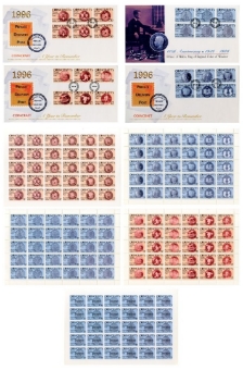 Coincraft Postal Strike Collection 10 Sheets & 4 Covers
