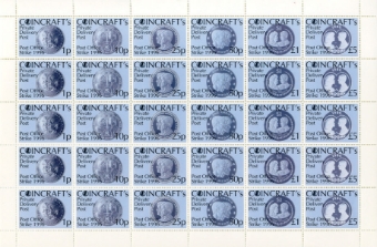 Coincraft Postal Strike Collection 10 Sheets & 4 Covers