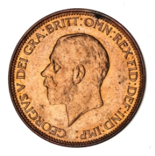 George V, Halfpenny, 1932, Brilliant Uncirculated_obv