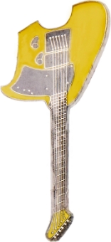 Somali Republic One Dollar Guitar Coins_Yellow Guitar_obv