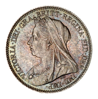 Victoria, Sixpence, 1897, Uncirculated_obv