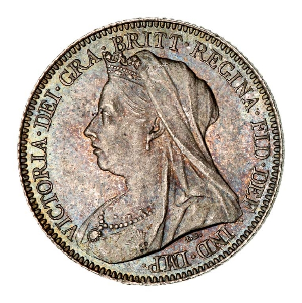 Victoria, Sixpence, 1897, Uncirculated_obv
