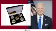 Picture of Medals Dedicated to Joe Biden (former US president)