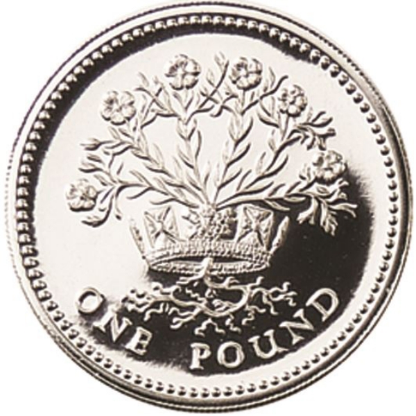 Picture of Elizabeth II, £1 (Northern Ireland Pound) 1986 Silver Proof Piedfort