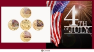 Picture of Medals Dedicated to the 4th of July (American independence)