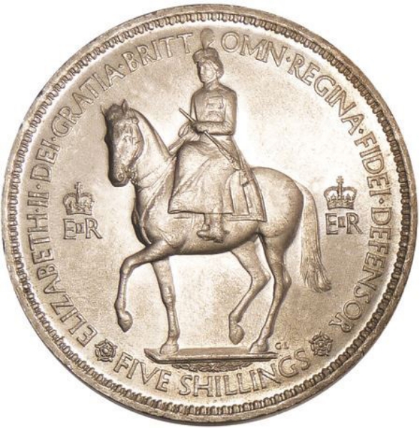 Picture of Elizabeth II, Crown (Coronation) 1953 Unc