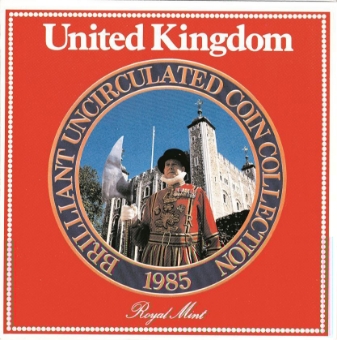 Picture of Elizabeth II, Royal Mint Brilliant Uncirculated Set, 1985