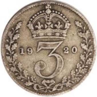 Picture of George V, Silver Set 1920