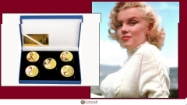 Picture of Medals Honouring Marilyn Monroe