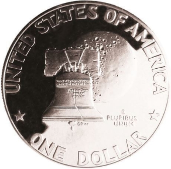 United States of America, 1976 Ike Dollar Bi-Centennial Proof_rev