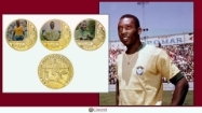 Picture of Medals Dedicated to Pele (former Brazilian football star)