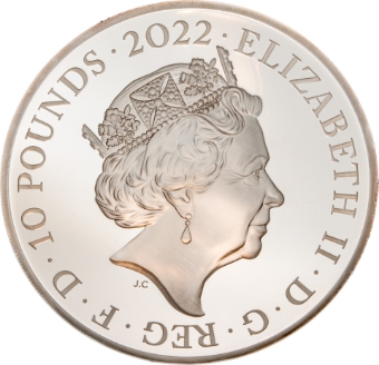 Harry Potter '25 Years Of Magic', £10 2022, 5 Ounce Silver Proof. Mintage 299_rev