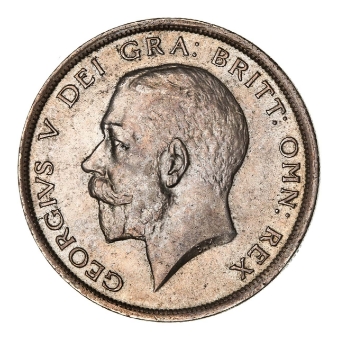 George V Halfcrown 1915 Uncirculated_obv
