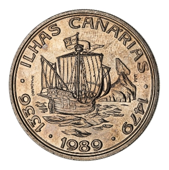 Portugal 100 Escudos 1989 Canary Islands