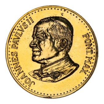Pope John Paul II Visit to the UK Medal - NO CASE_obv