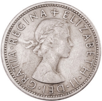Picture of Elizabeth II, Complete date set of Florins