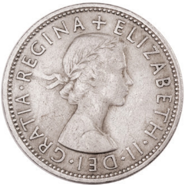 Picture of Elizabeth II, Complete date set of Florins