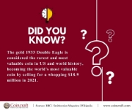 Picture of The gold 1933 Double Eagle - Most Expensive coin to date