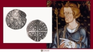 Picture of British Penny Dedicated to former King Edward II of England