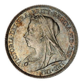 Victoria, Shilling, 1893 Old Head, Uncirculated