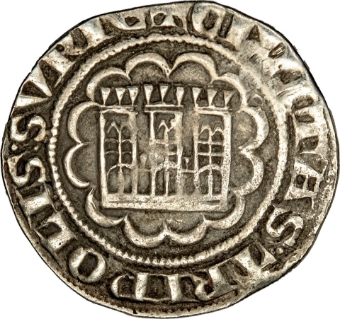 Silver Crusader Gros of Bohemond VII_obv