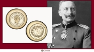 Picture of Heligoland Uniface Patterns paying tribute to Wilhelm II (Wilhelm the Second) the last German Emperor (Kaiser) and King of Prussia