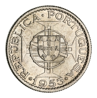 Cabo Verde 10 Escudos 1953, BU_obv