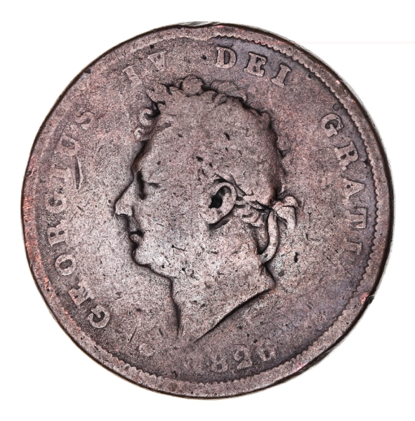 George IV Penny, Fair_obv