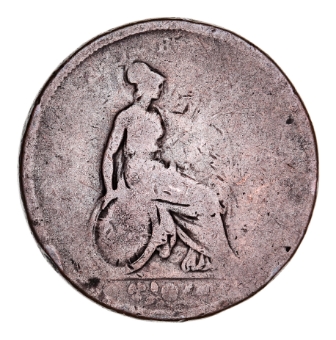 George IV Penny, Fair_rev