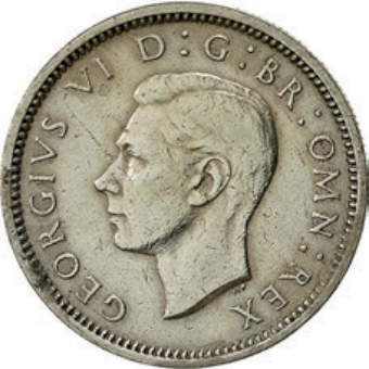 George VI, Brass Threepence, 1939, Very Fine_obv