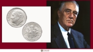 Picture of US Dollars Commemorating former President Franklin D. Roosevelt