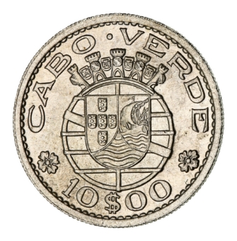 Picture of Cabo Verde 10 Escudos 1953, BU