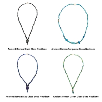 Ancient Roman Glass Bead Necklaces