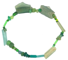 Ancient Roman Green Glass Bracelet