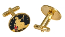 George V Farthing Cufflinks