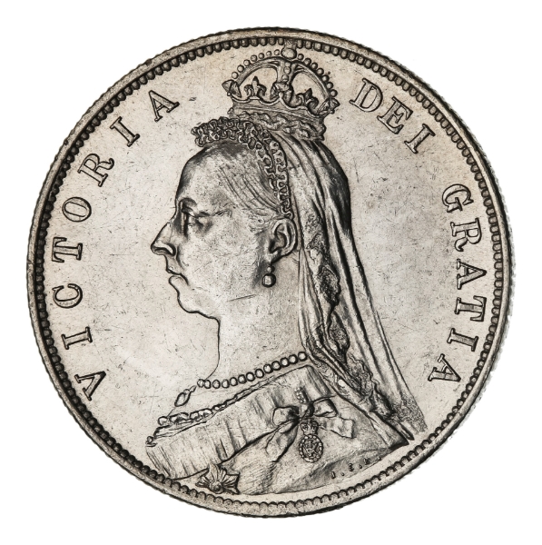 Victoria, Halfcrown, 1888 Jubilee Head, Choice Uncirculated_obv