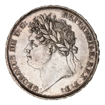George IV, Crown, 1821 SECUNDO. Extremely Fine_obv