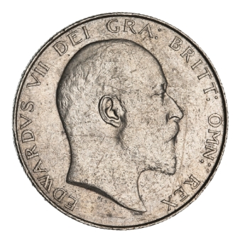 Edward VII, Halfcrown, 1910. Uncirculated_obv