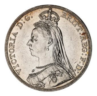 Victoria, Crown, 1889, Jubilee Head, Extremely Fine_obv