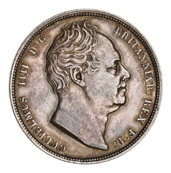 William IV, Halfcrown, 1836 over 5. Extremely Fine_obv