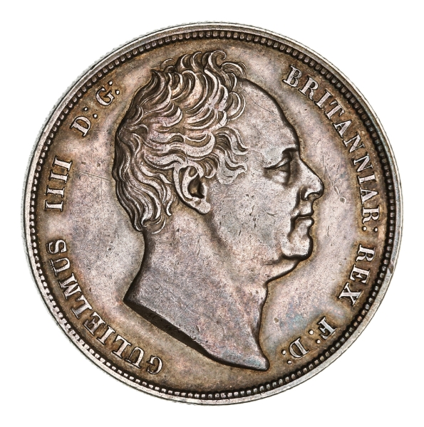 William IV, Halfcrown, 1836 over 5. Extremely Fine_obv