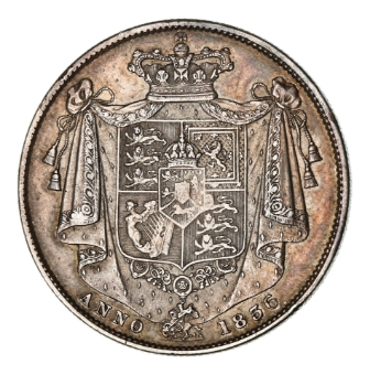 William IV, Halfcrown, 1836 over 5. Extremely Fine_rev