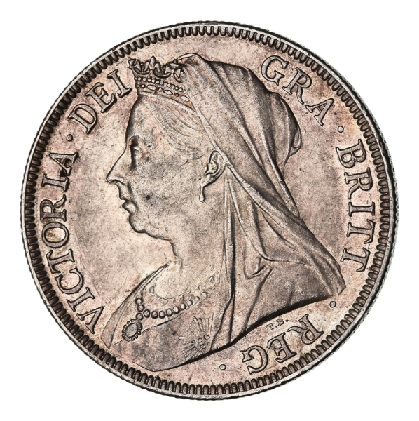 Victoria, Halfcrown, 1897 Old Head, Uncirculated_obv